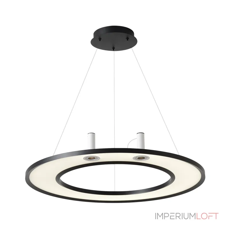 Подвесная люстра Crystal Lux CONTOUR SP50W LED BLACK 3800/250 Подвесная люстра Crystal Lux CONTOUR SP50W LED BLACK 3800/250
