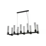 Люстра Crystal L ux OTONO SP10 L980 BLACK CHROMIUM/TRANSPARENTE от ImperiumLoft