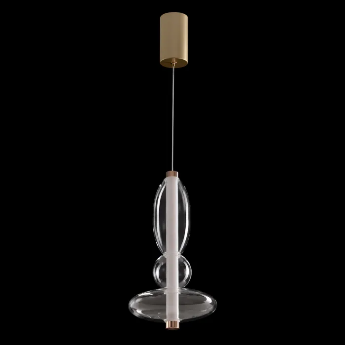 Светильник подвесной Crystal Lux QUASAR SP10W LED TRANSPARENT 3791/210 от ImperiumLoft