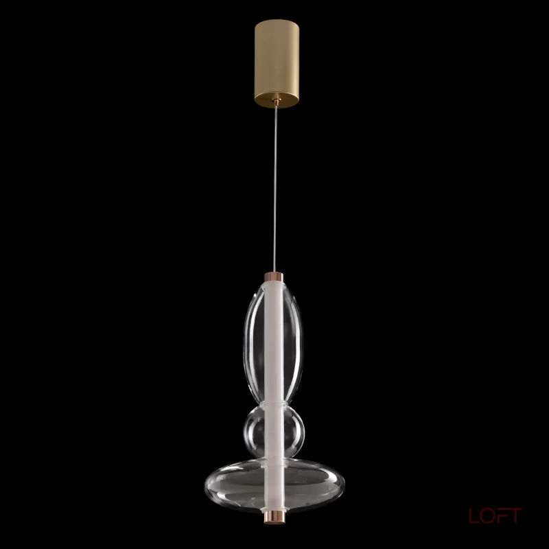 Подвесной светильник Crystal Lux QUASAR SP10W LED TRANSPARENT 3791/210 Подвесной светильник Crystal Lux QUASAR SP10W LED TRANSPARENT 3791/210