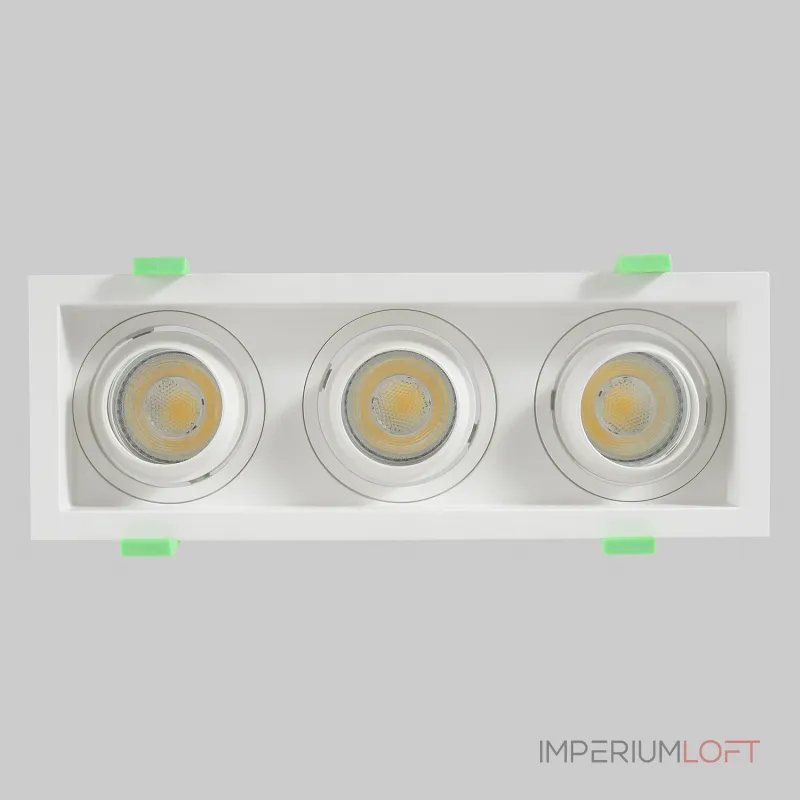 Светильник встроенный Crystal Lux CLT 069C3 WH
