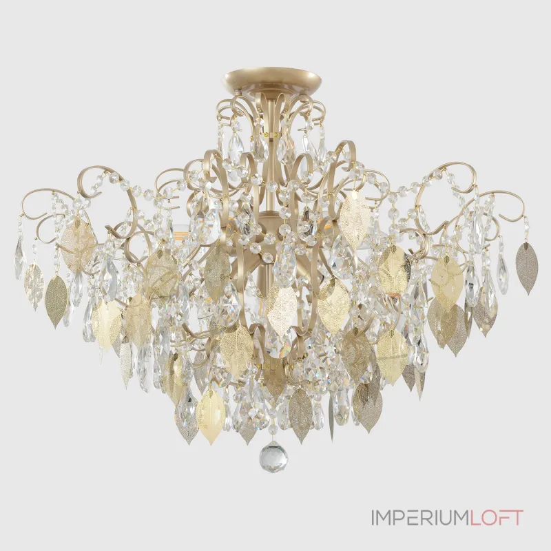 Светильник потолочный Crystal Lux ESMIRALDA PL9 GOLD 0523/109 Светильник потолочный Crystal Lux ESMIRALDA PL9 GOLD 0523/109