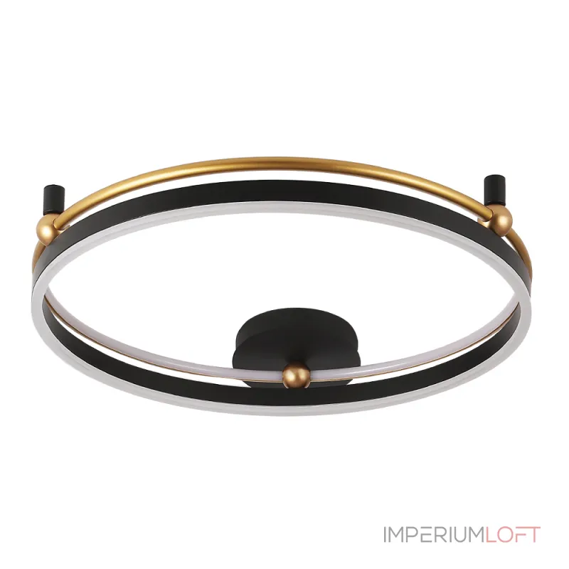 Светильник потолочный Crystal Lux FERNANDO PL72W LED BLACK/GOLD Светильник потолочный Crystal Lux FERNANDO PL72W LED BLACK/GOLD