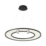 Подвесная люстра Crystal Lux CONTOUR SP50W LED BLACK 3800/250