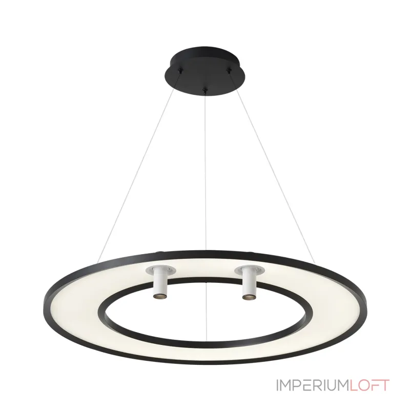 Подвесная люстра Crystal Lux CONTOUR SP50W LED BLACK 3800/250 Подвесная люстра Crystal Lux CONTOUR SP50W LED BLACK 3800/250