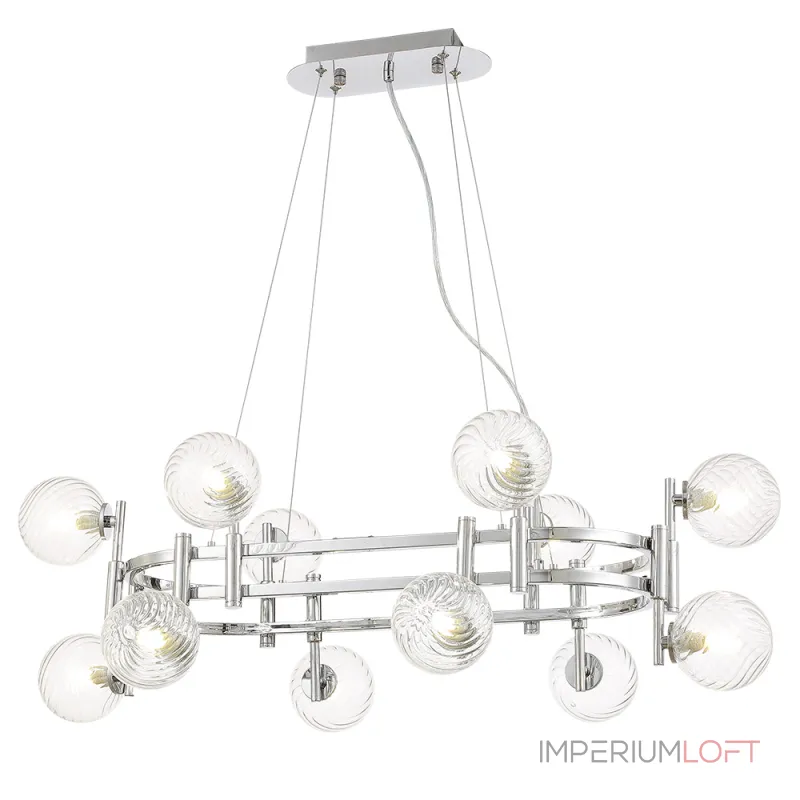 Подвесная люстра Crystal Lux LUXURY SP12L CHROME