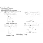 Светильник потолочный Crystal Lux CLT 130CW BL от ImperiumLoft