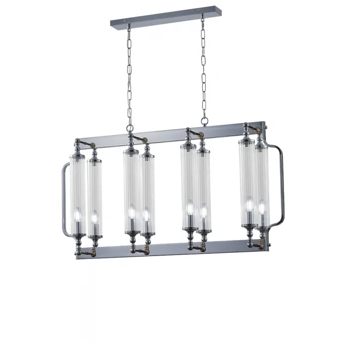 Люстра Crystal L ux TOMAS SP8 L1000 CHROME от ImperiumLoft