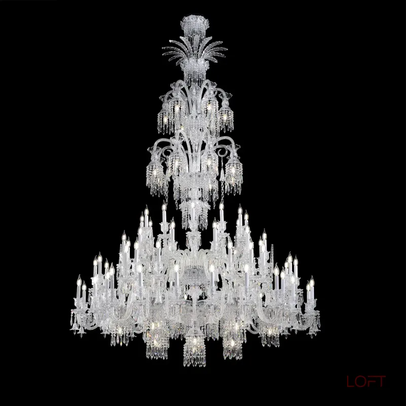 Подвесная люстра Crystal Lux VERSAILLES SP93 CHROME