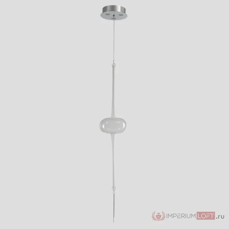 Светильник подвесной Crystal Lux GLASS SP3W LED CHROME от ImperiumLoft