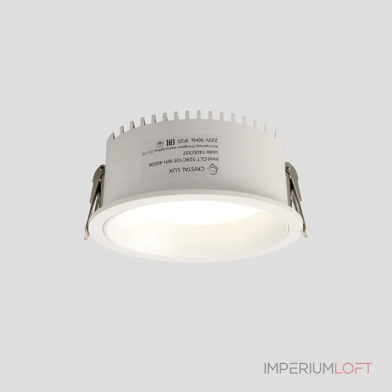 Светильник встраиваемый Crystal Lux CLT 529C105 WH 4000K Светильник встраиваемый Crystal Lux CLT 529C105 WH 4000K