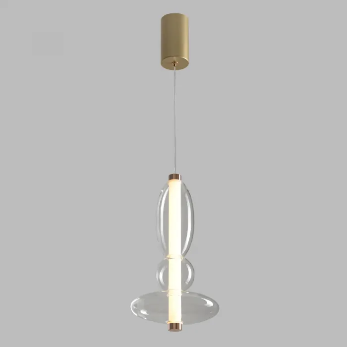 Светильник подвесной Crystal Lux QUASAR SP10W LED TRANSPARENT 3791/210 от ImperiumLoft