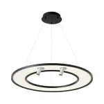Подвесная люстра Crystal Lux CONTOUR SP50W LED BLACK 3800/250