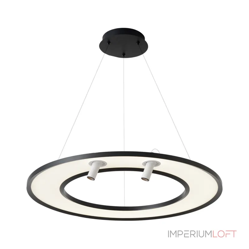 Подвесная люстра Crystal Lux CONTOUR SP50W LED BLACK 3800/250 Подвесная люстра Crystal Lux CONTOUR SP50W LED BLACK 3800/250