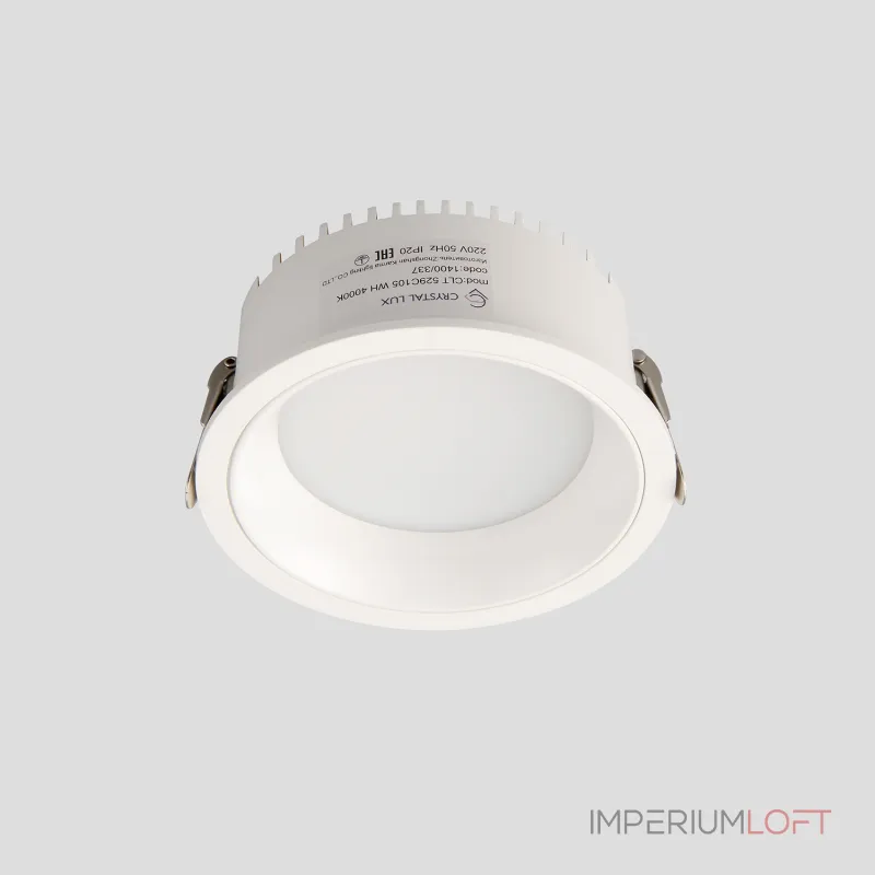 Светильник встраиваемый Crystal Lux CLT 529C105 WH 4000K Светильник встраиваемый Crystal Lux CLT 529C105 WH 4000K