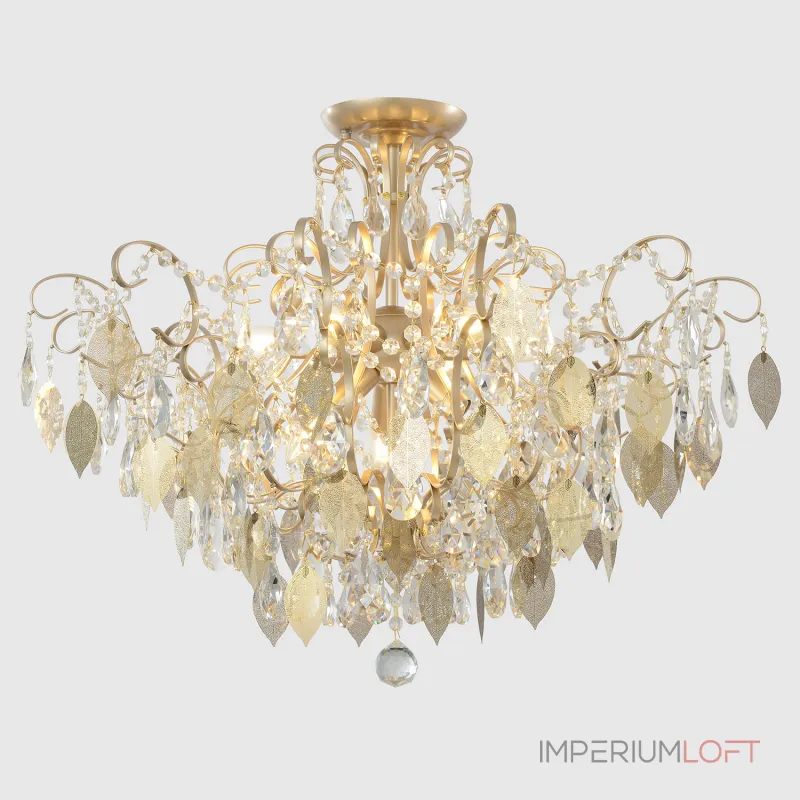 Светильник потолочный Crystal Lux ESMIRALDA PL9 GOLD 0523/109 Светильник потолочный Crystal Lux ESMIRALDA PL9 GOLD 0523/109