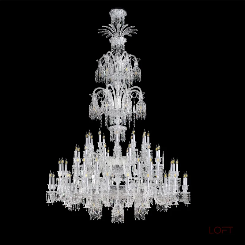 Подвесная люстра Crystal Lux VERSAILLES SP93 CHROME