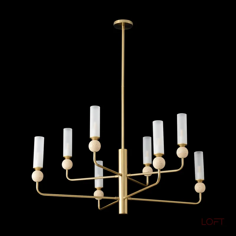 Люстра на штанге Crystal Lux SIMPLY SP8 BRASS Люстра на штанге Crystal Lux SIMPLY SP8 BRASS