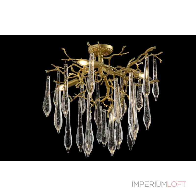 Потолочная люстра Crystal Lux REINA PL5 D600 GOLD PEARL