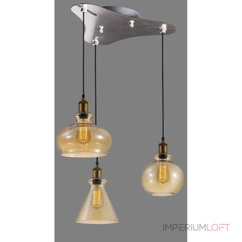 Универсальная потолочная база (основание) Crystal Lux D260-3 NICKEL