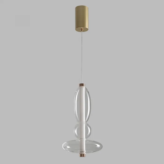 Светильник подвесной Crystal Lux QUASAR SP10W LED TRANSPARENT 3791/210 от ImperiumLoft
