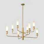 Люстра на штанге Crystal Lux SIMPLY SP8 BRASS
