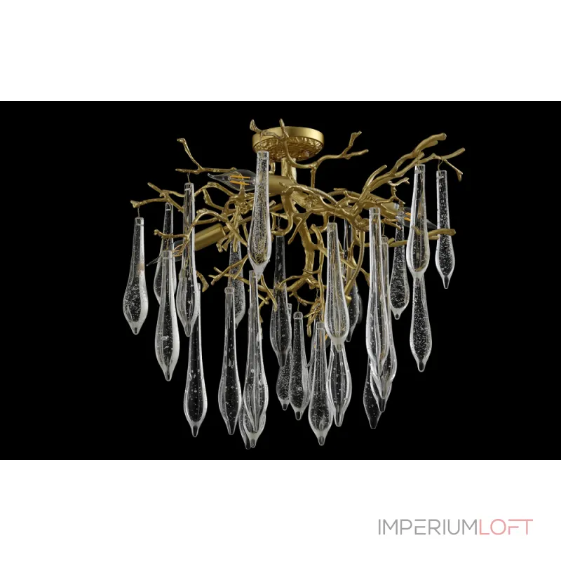 Потолочная люстра Crystal Lux REINA PL5 D600 GOLD PEARL