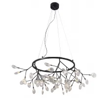 Светильник подвесной Crystal Lux EVITA SP45 D BLACK/TRANSPARENT