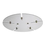 Универсальная потолочная база (основание) Crystal Lux D350-5 NICKEL
