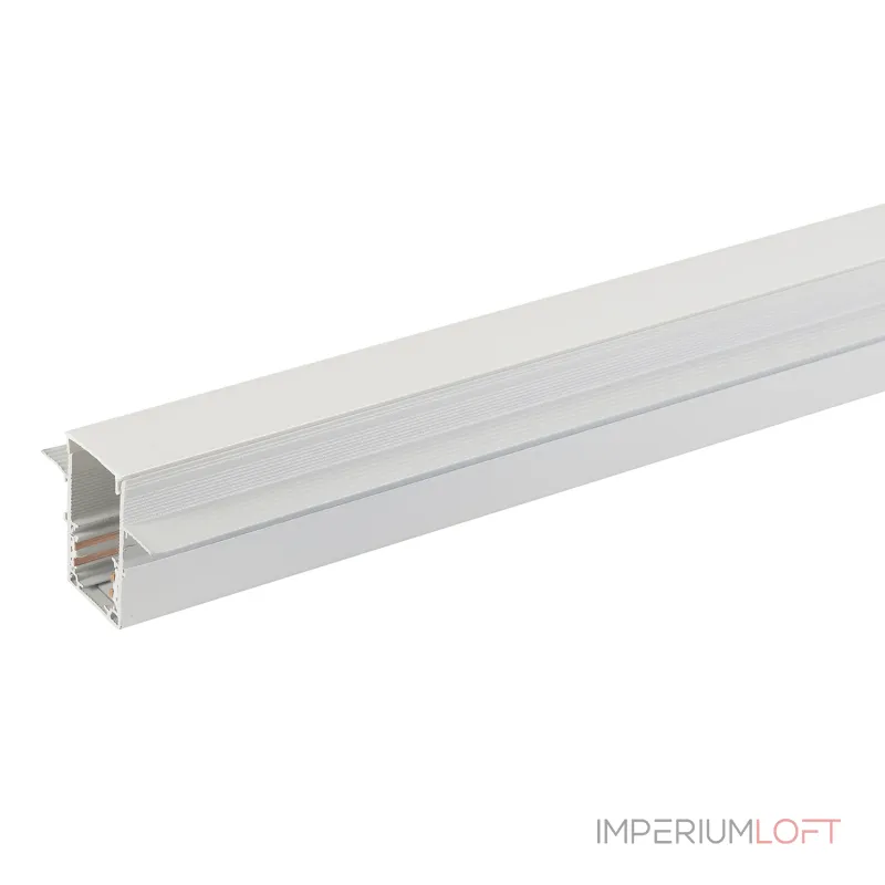 Шинопровод встраиваемый магнитный для ГКЛ12,5 мм Crystal Lux CLT 0.123 02 L3000 WH