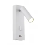 Бра Crystal Lux CLT 210W USB WH от ImperiumLoft
