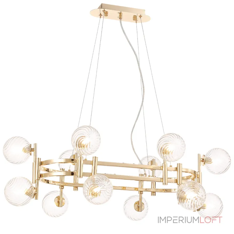 Подвесная люстра Crystal Lux LUXURY SP12L GOLD