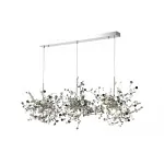 Подвесной светильник Crystal L ux GARDEN SP3х3 L1200 CHROME