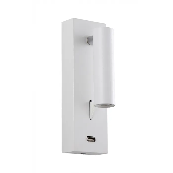 Бра Crystal Lux CLT 210W USB WH от ImperiumLoft