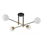 Светильник потолочный Crystal Lux FIDEL PL4 BLACK от ImperiumLoft