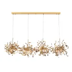 Подвесная люстра Crystal Lux GARDEN SP3х4 L1600 GOLD