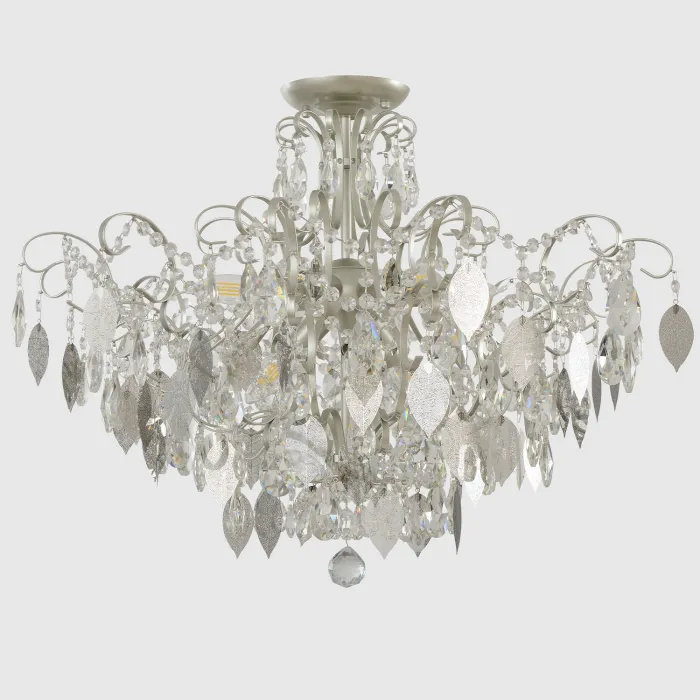 Светильник потолочный Crystal Lux ESMIRALDA PL9 SILVER 0524/109 от ImperiumLoft