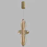 Подвесной светильник Crystal Lux QUASAR SP14W LED AMBER 3790/214