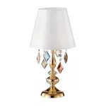 Настольная лампа Crystal Lux MERCEDES LG1 GOLD/COLOR от ImperiumLoft