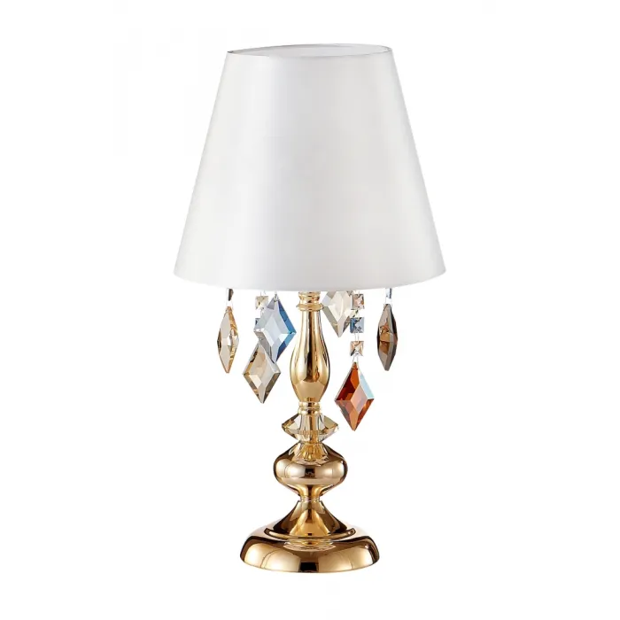 Настольная лампа Crystal Lux MERCEDES LG1 GOLD/COLOR от ImperiumLoft