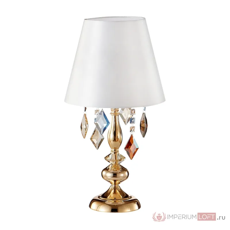 Настольная лампа Crystal Lux MERCEDES LG1 GOLD/COLOR от ImperiumLoft