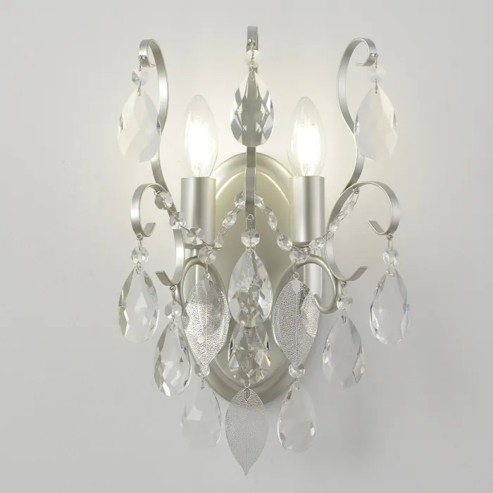 Бра Crystal Lux ESMIRALDA AP2 SILVER 0524/402 от ImperiumLoft