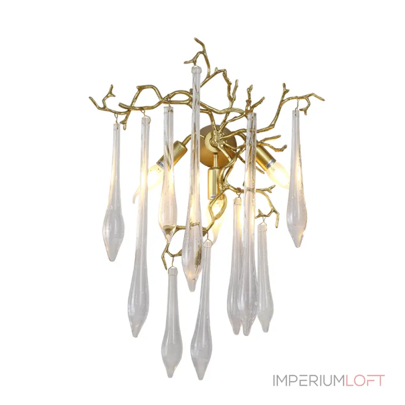 Бра Crystal Lux REINA AP3 GOLD PEARL