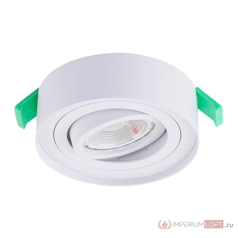 Светильник встраиваемый c малым заглублением Crystal Lux CLT 059C1 WH