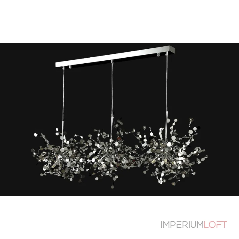 Подвесной светильник Crystal L ux GARDEN SP3х3 L1200 CHROME Подвесной светильник Crystal L ux GARDEN SP3х3 L1200 CHROME