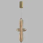 Подвесной светильник Crystal Lux QUASAR SP14W LED AMBER 3790/214