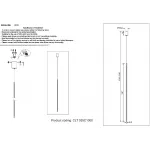 Подвесной светильник Crystal Lux CLT 035C1000 WH