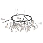 Светильник подвесной Crystal Lux EVITA SP45 D BLACK/TRANSPARENT от ImperiumLoft