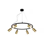 Подвесная люстра Crystal Lux CLT 015C6 D600 BL-GO