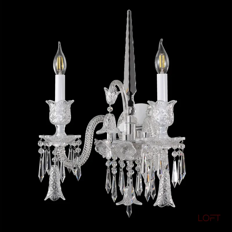 Бра Crystal Lux VERSAILLES AP2 CHROME